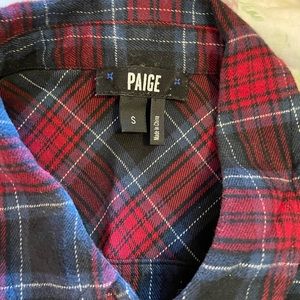 Paige  Womens flannel small new